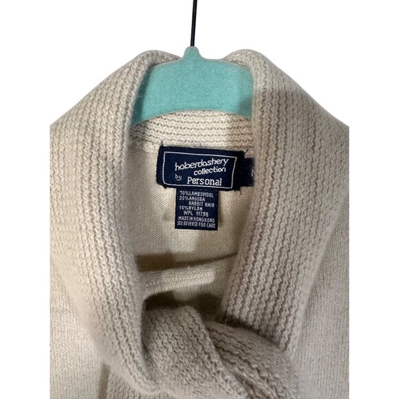 Vintage Haberdashery Collection Personal Lambswool Angora Rabbit Hair M Sweater - Picture 3 of 14